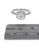 GIA Certified Round Brilliant Cut Diamond Solitaire Ring in 14KW